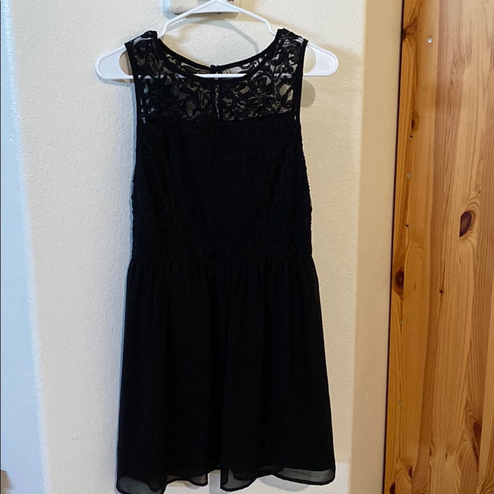 Black dress.